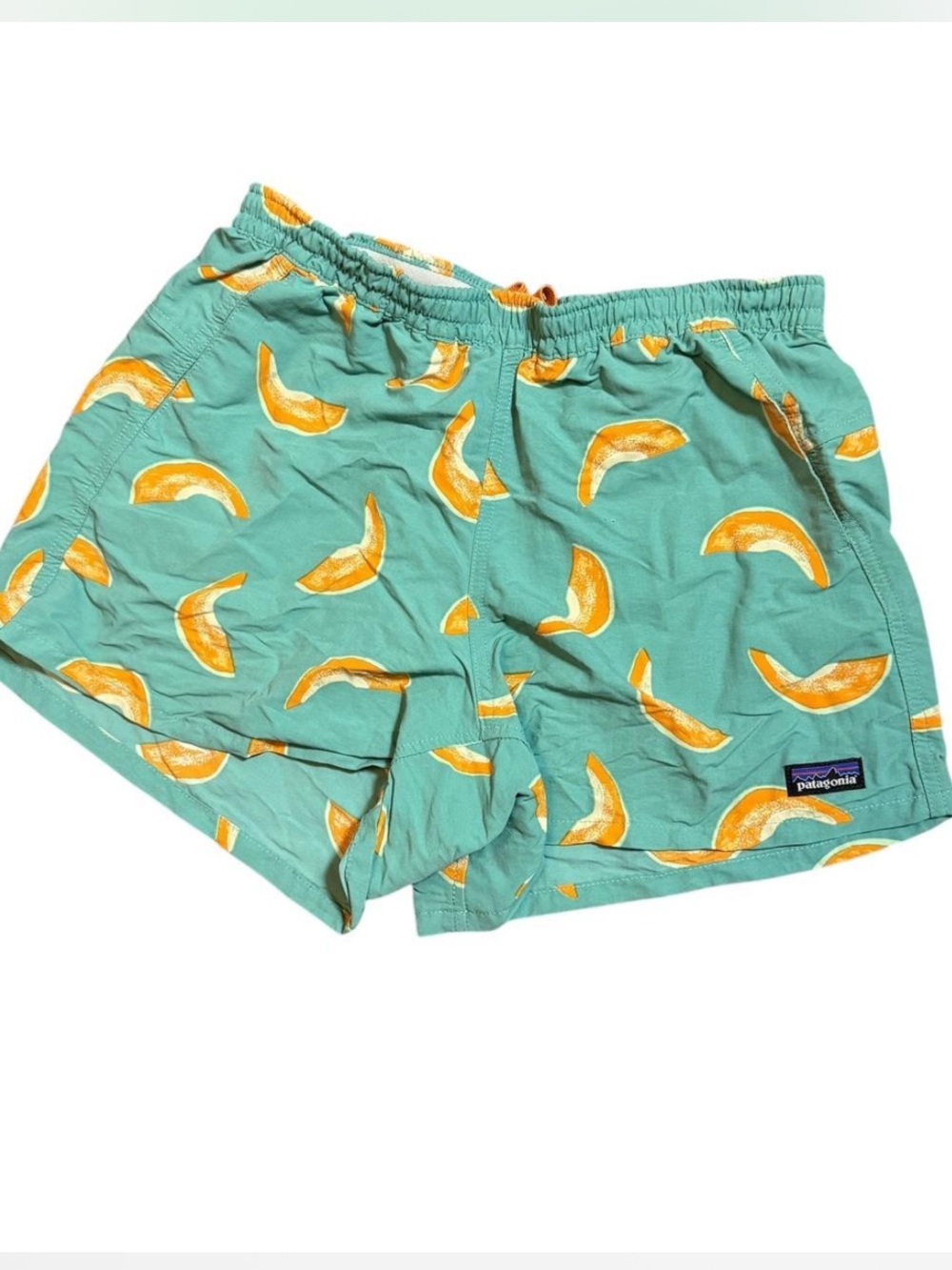 Patagonia Baggies size Small, Melons: Light Beryl Green - Rare, Outdoor Shorts